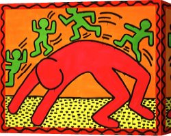 Agincourt The Impossible Victory 25 October 1415 Canvas Prints - Untitled October 7 1982 by Keith Haring