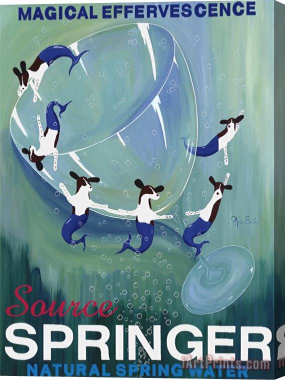 Ken Bailey Source Springer Stretched Canvas Painting / Canvas Art