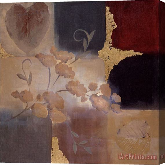 laurie maitland Autumn Accent Floral III Stretched Canvas Print / Canvas Art