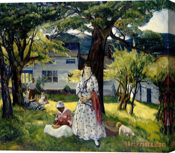 Leon Kroll In The Country Stretched Canvas Print / Canvas Art