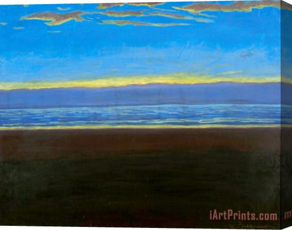 Leon Spilliaert Marine, Plage Sombre Stretched Canvas Print / Canvas Art