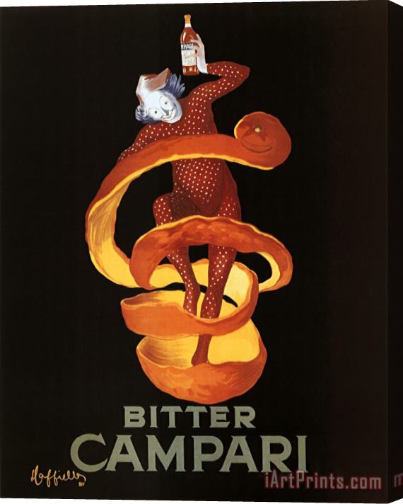 Leonetto Cappiello Bitter Campari Vintage Ad Art Print Poster Stretched Canvas Print / Canvas Art