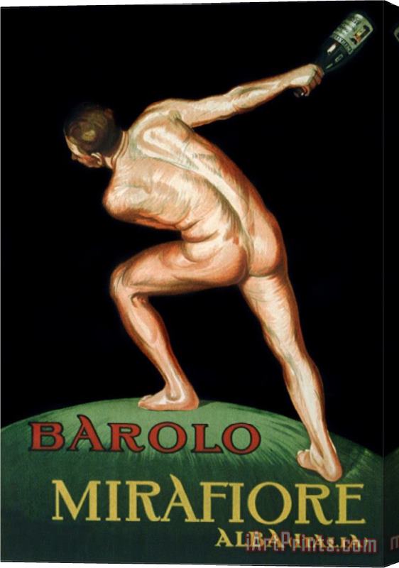 Leonetto Cappiello Mirafiore Barola Stretched Canvas Print / Canvas Art