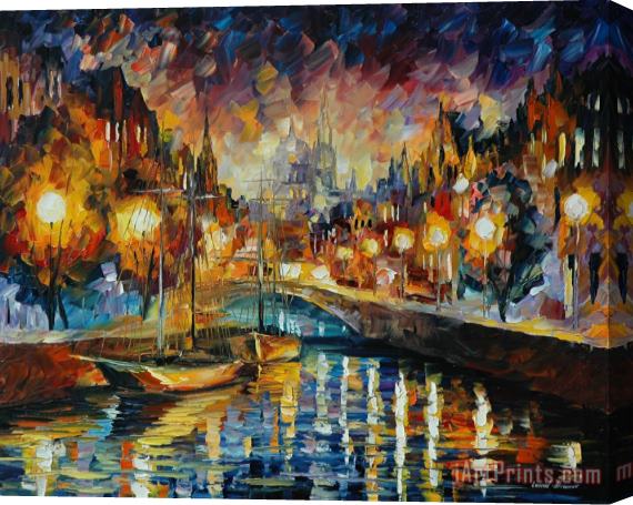 Leonid Afremov Endless Motion Stretched Canvas Painting / Canvas Art