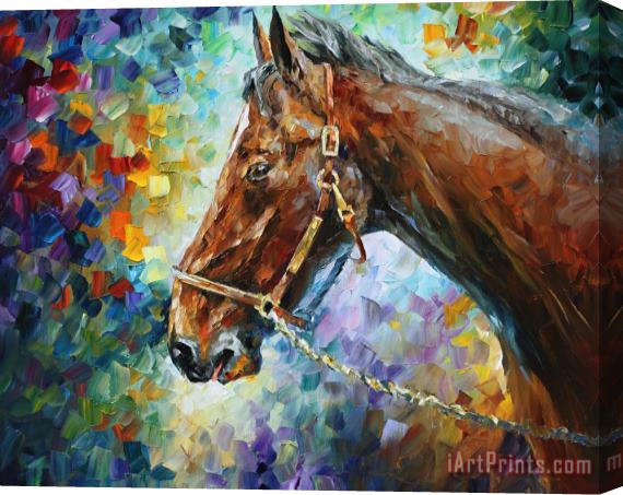 Leonid Afremov Horse - Commissioned Painting Stretched Canvas Painting / Canvas Art