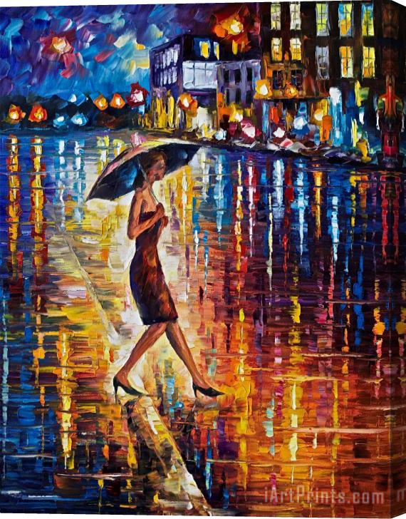 Leonid Afremov Late Return High Resolution Image Stretched Canvas Painting / Canvas Art