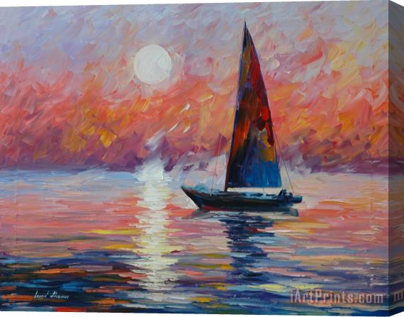 Leonid Afremov Sea Haze Stretched Canvas Print / Canvas Art