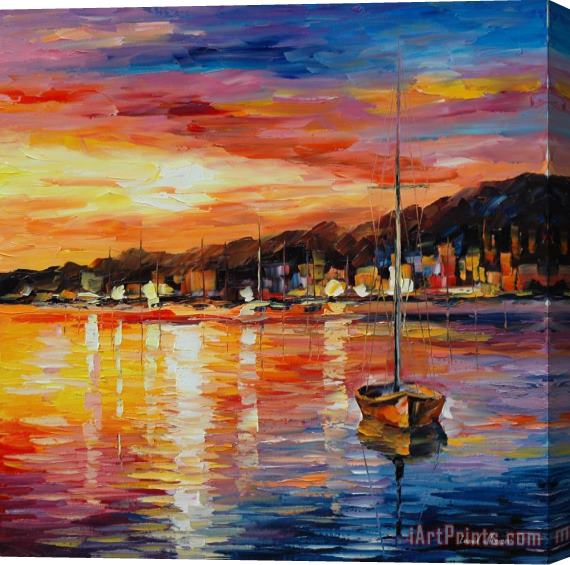Leonid Afremov Sunrise Stretched Canvas Painting / Canvas Art