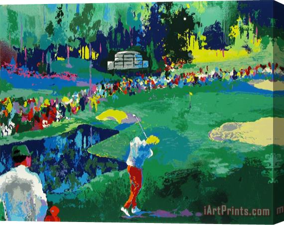 Leroy Neiman Big Time Golf Suite Stretched Canvas Print / Canvas Art