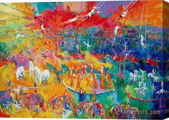Leroy Neiman Circus Stretched Canvas Print / Canvas Art