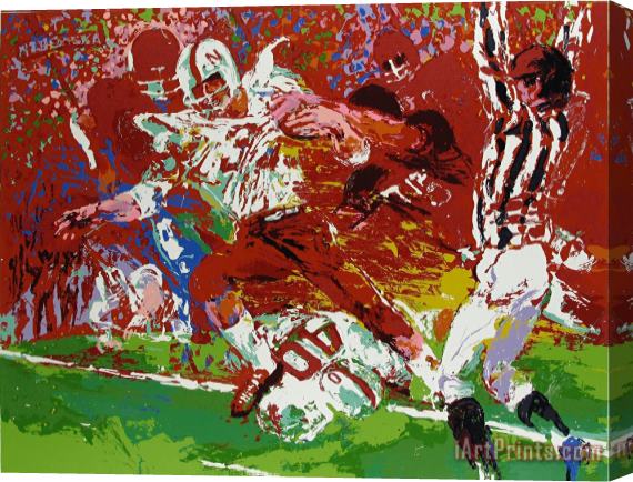 Leroy Neiman Game of The Century Stretched Canvas Print / Canvas Art