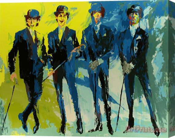 Leroy Neiman The Beatles Stretched Canvas Print / Canvas Art