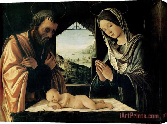 Lorenzo Costa The Nativity Stretched Canvas Print / Canvas Art