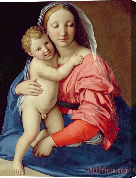 Lorenzo di Credi Madonna And Child Stretched Canvas Painting / Canvas Art