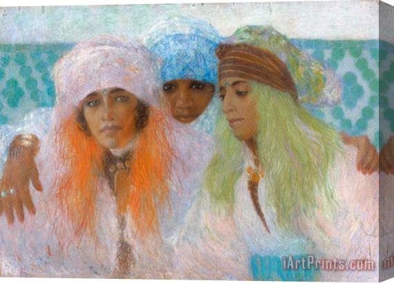 Lucien Levy-Dhurmer Beauties Marrakech Stretched Canvas Print / Canvas Art