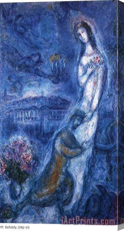 Marc Chagall Bathsheba 1963 Stretched Canvas Print / Canvas Art