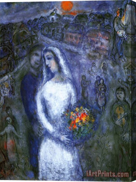 Marc Chagall Le Couple Stretched Canvas Print / Canvas Art