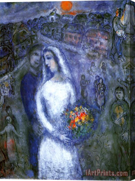 Marc Chagall Le Couple Stretched Canvas Print / Canvas Art
