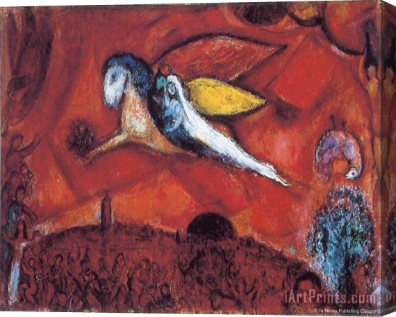 Marc Chagall Study to Song of Songs Iv 1958 4 Stretched Canvas Painting / Canvas Art