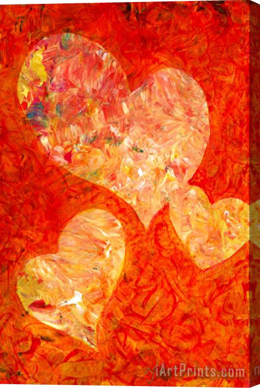 Marion Rose Heartfelt 2 Stretched Canvas Print / Canvas Art
