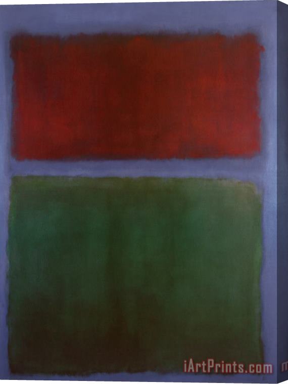 Mark Rothko Earth And Green Stretched Canvas Painting / Canvas Art