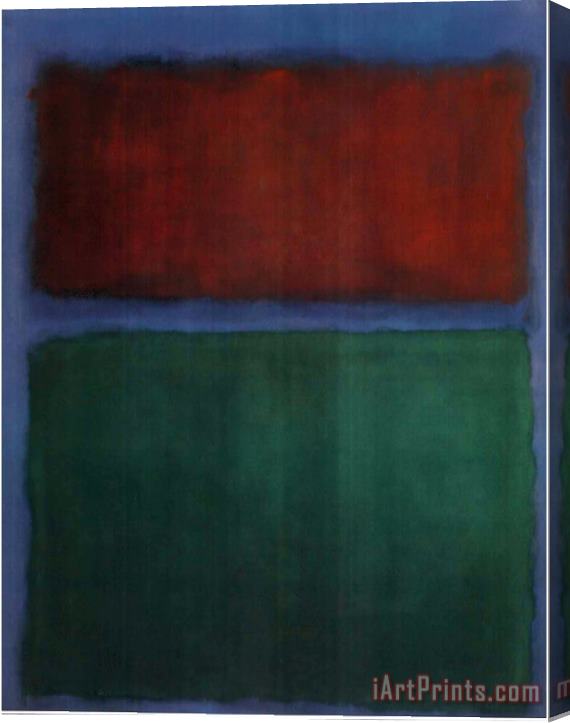 Mark Rothko Earth Green Stretched Canvas Painting / Canvas Art