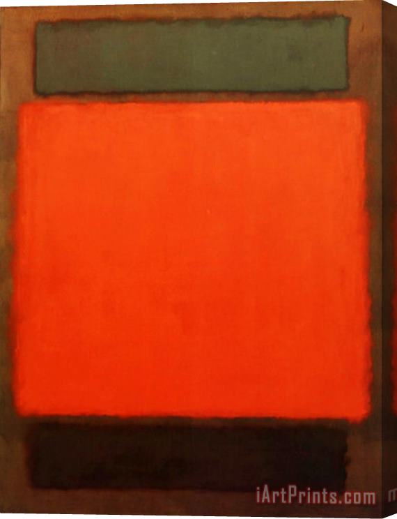 Mark Rothko Orange Brown Stretched Canvas Print / Canvas Art