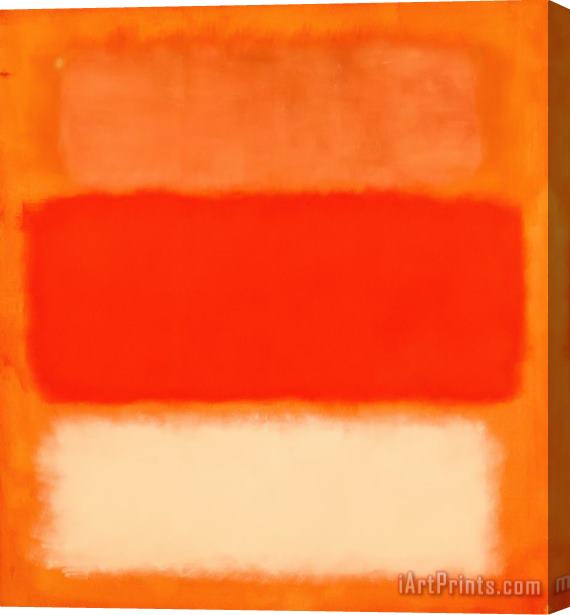 Mark Rothko Rothko in Orange Stretched Canvas Painting / Canvas Art