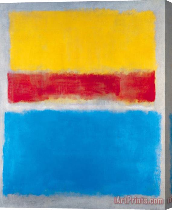 Mark Rothko Untitled Yellow Red And Blue Stretched Canvas Print / Canvas Art