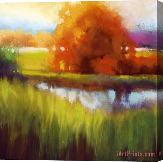 Marla Baggetta Marla Baggetta Spectral Morning Stretched Canvas Painting / Canvas Art
