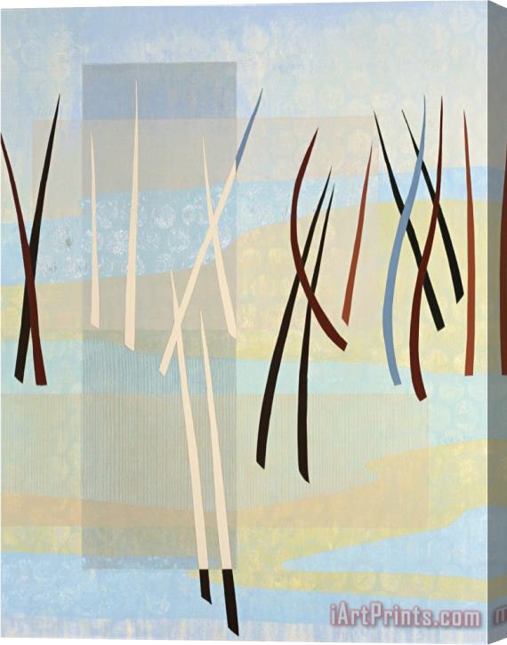 Mary Calkins Reeds II Stretched Canvas Print / Canvas Art