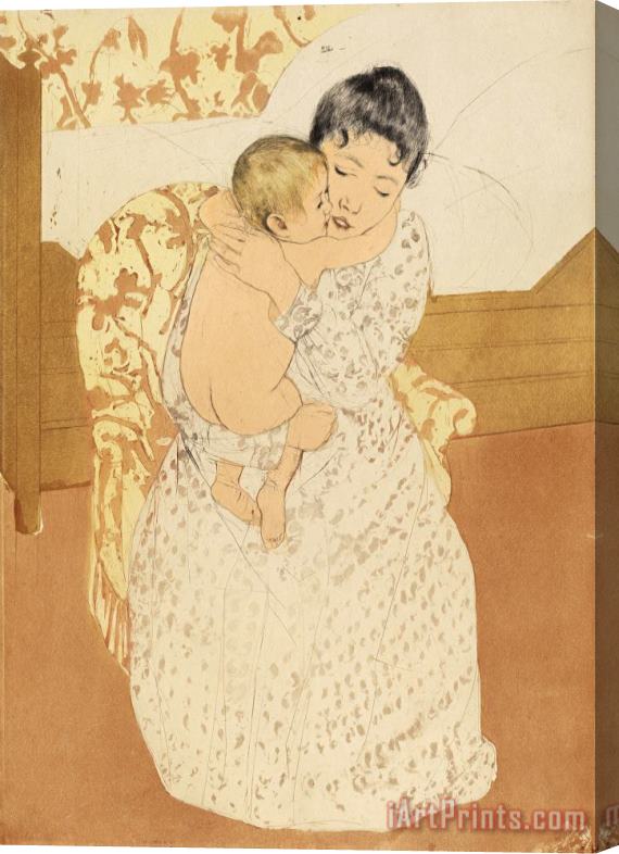 Mary Cassatt Maternal Caress Stretched Canvas Print / Canvas Art