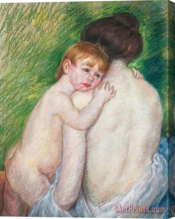 Mary Cassatt Stevenson The Bare Back Stretched Canvas Print / Canvas Art