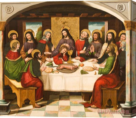 Master of Portillo The Last Supper Stretched Canvas Painting / Canvas Art