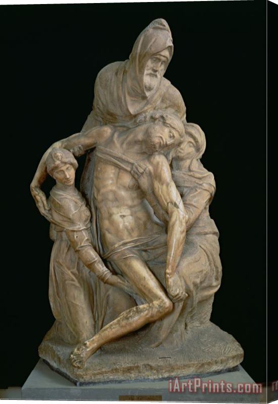 Michelangelo Buonarroti Pieta 1553 Stretched Canvas Print / Canvas Art