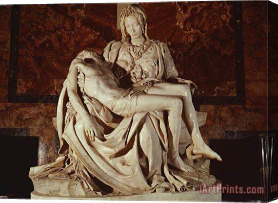 Michelangelo Buonarroti The Pieta Stretched Canvas Print / Canvas Art