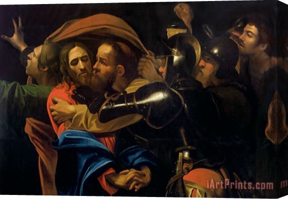 Michelangelo Caravaggio The Taking of Christ Stretched Canvas Print / Canvas Art