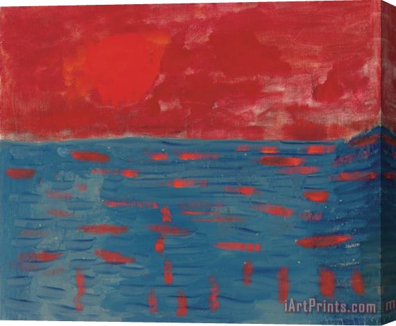 Milton Avery Dawning Sun Stretched Canvas Print / Canvas Art