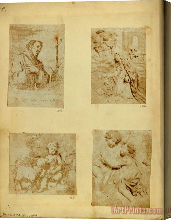 Nikolaas Henneman Santa Teresa De Jesus. Stretched Canvas Print / Canvas Art