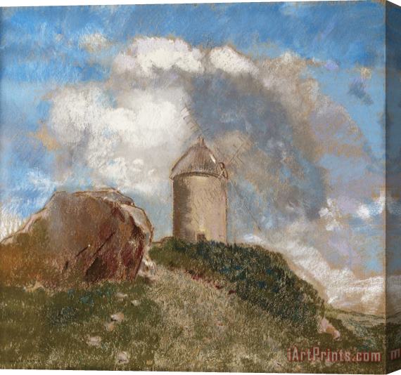 Odilon Redon The Windmill Stretched Canvas Painting / Canvas Art