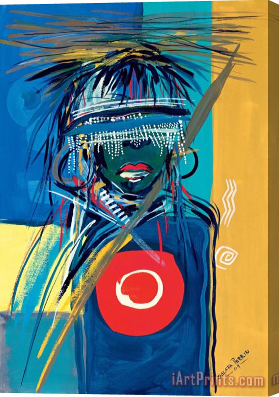 Oglafa Ebitari Perrin Blind To Culture Stretched Canvas Print / Canvas Art