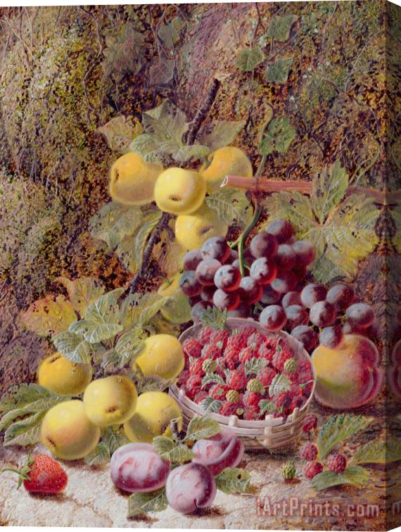 Oliver Clare Still Life with Fruit Stretched Canvas Print / Canvas Art