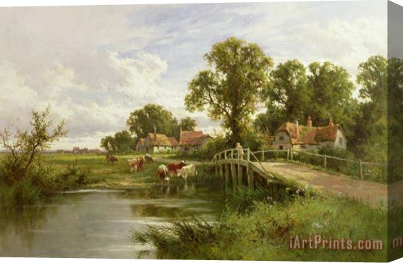 On the Thames near Marlow On the Thames near Marlow Stretched Canvas Painting / Canvas Art