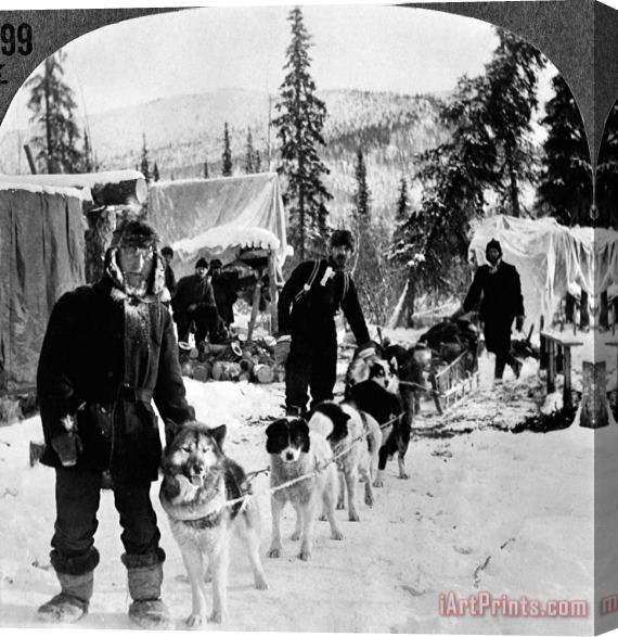 Others ALASKAN DOG SLED, c1900 Stretched Canvas Print / Canvas Art