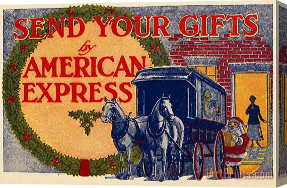Others American Express Shipping Stretched Canvas Print / Canvas Art