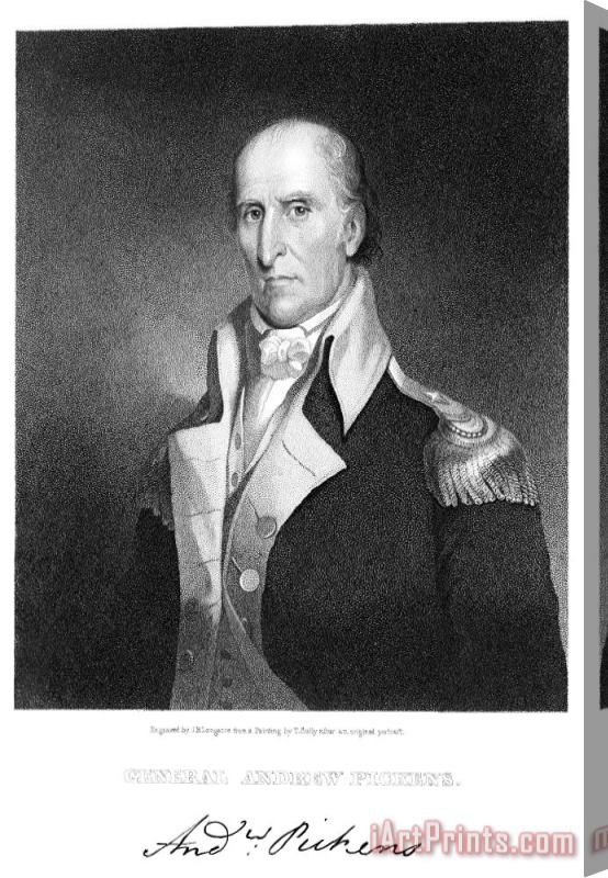 Others Andrew Pickens (1739-1817) Stretched Canvas Print / Canvas Art