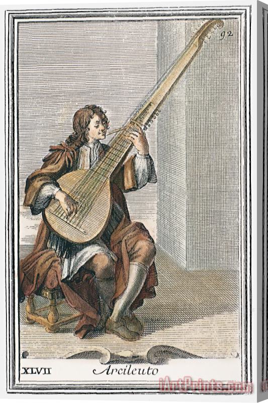 Others Archlute, 1723 Stretched Canvas Print / Canvas Art