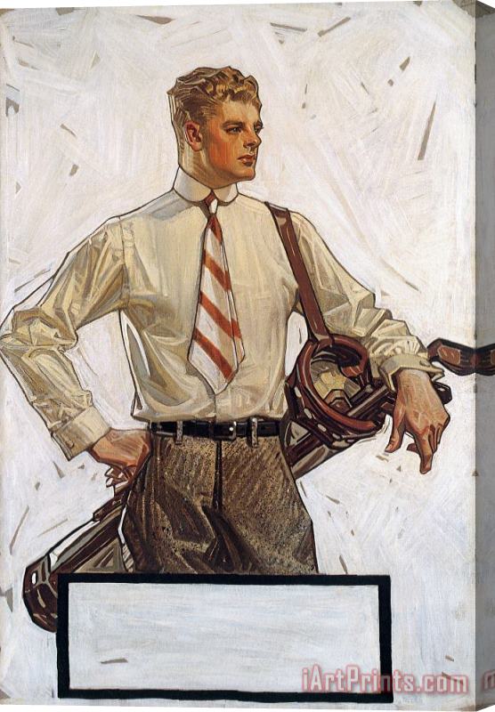 Others Arrow Shirt Collar Ad, 1922 Stretched Canvas Painting / Canvas Art
