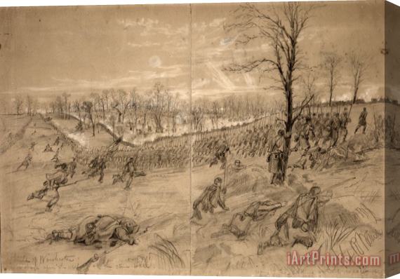 Others Battle Of Kernstown, 1862 Stretched Canvas Print / Canvas Art