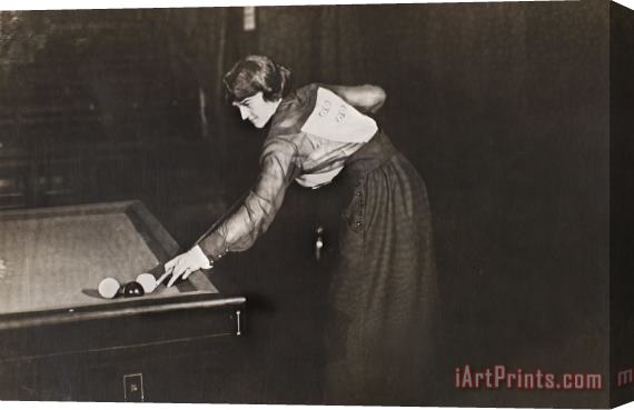 Others Billiard Champion, 1917 Stretched Canvas Print / Canvas Art
